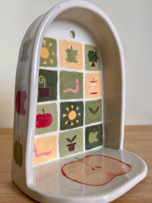 Large Apple Wall Shelf