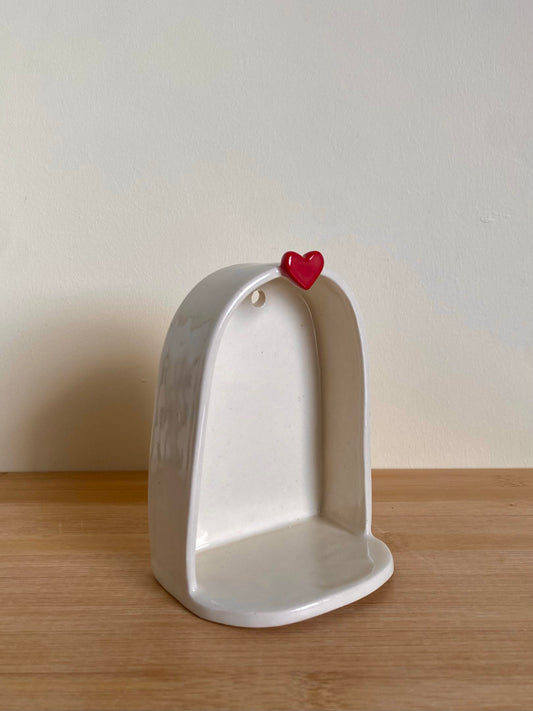 Small Heart Wall Shelf