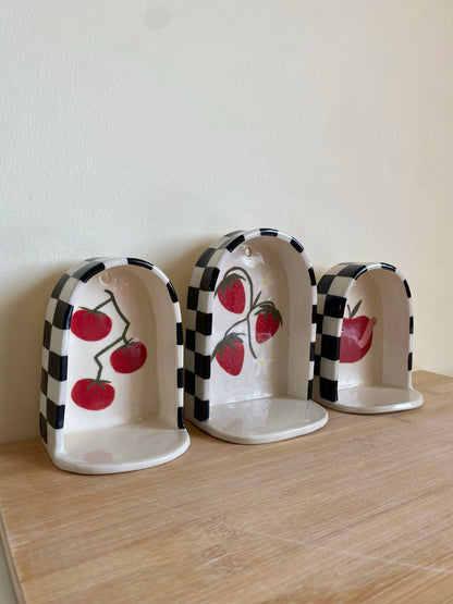Small Tomato Wall Shelf