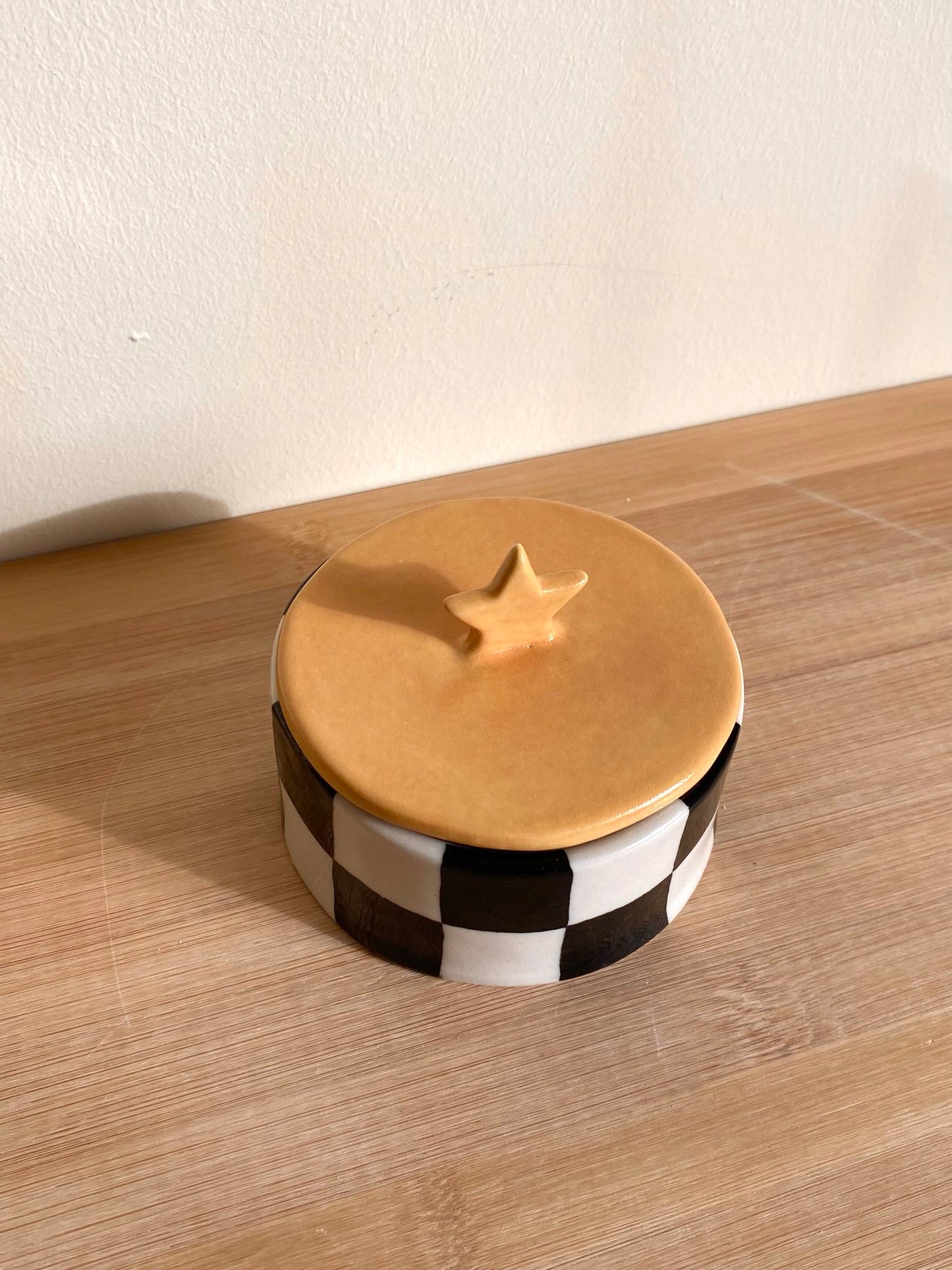 Checkered Star Jar