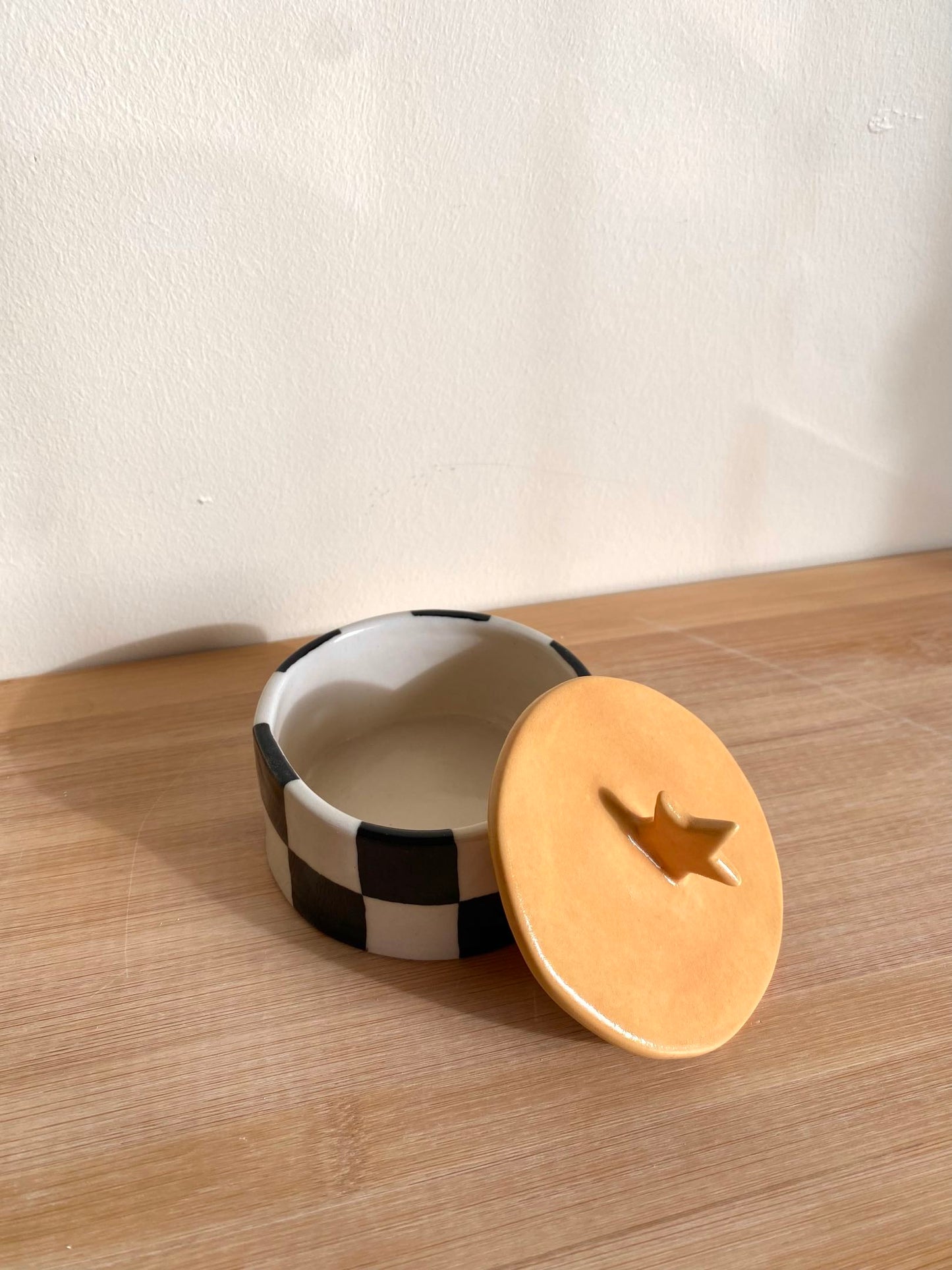 Checkered Star Jar