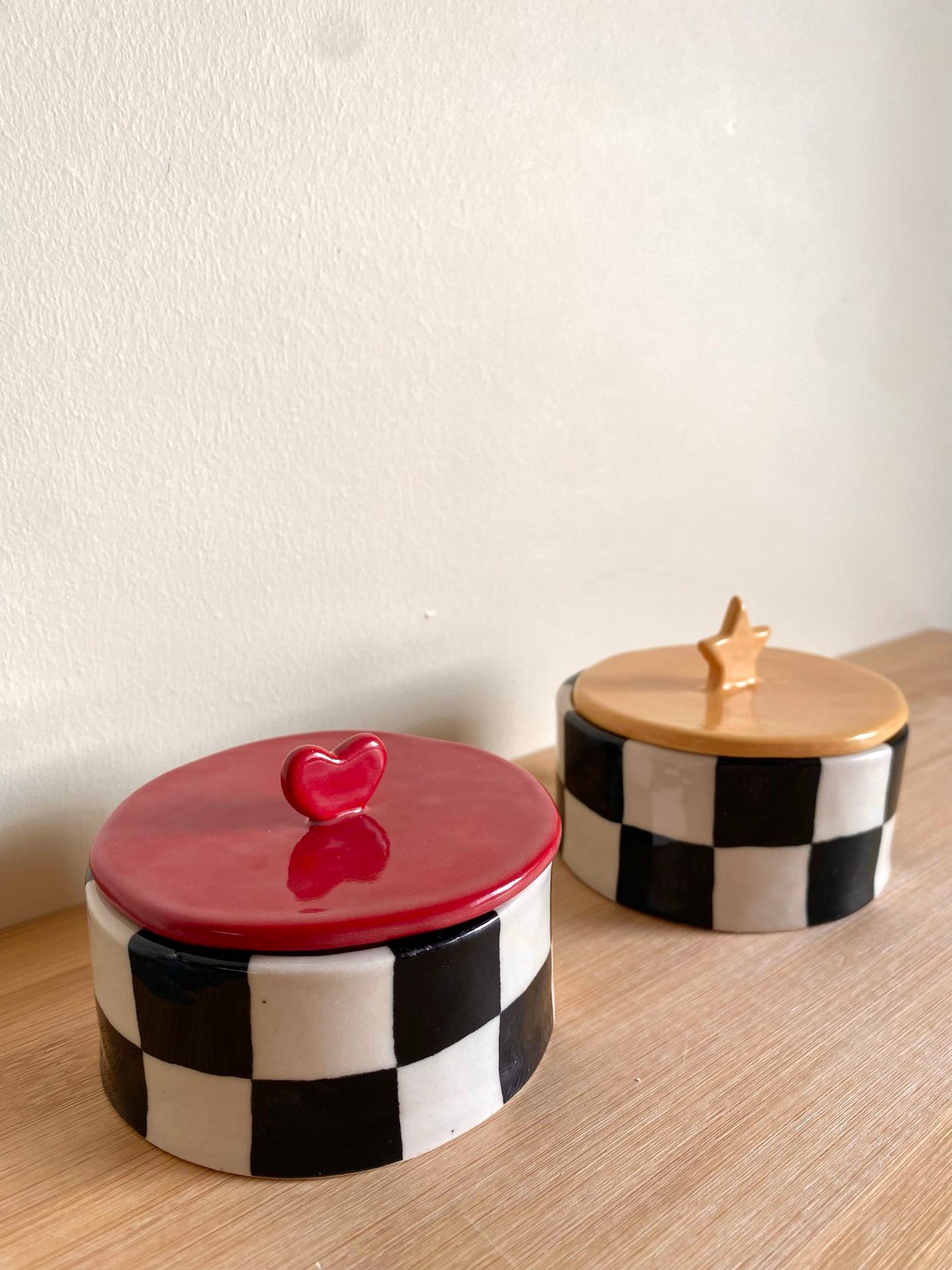 Checkered Star Jar
