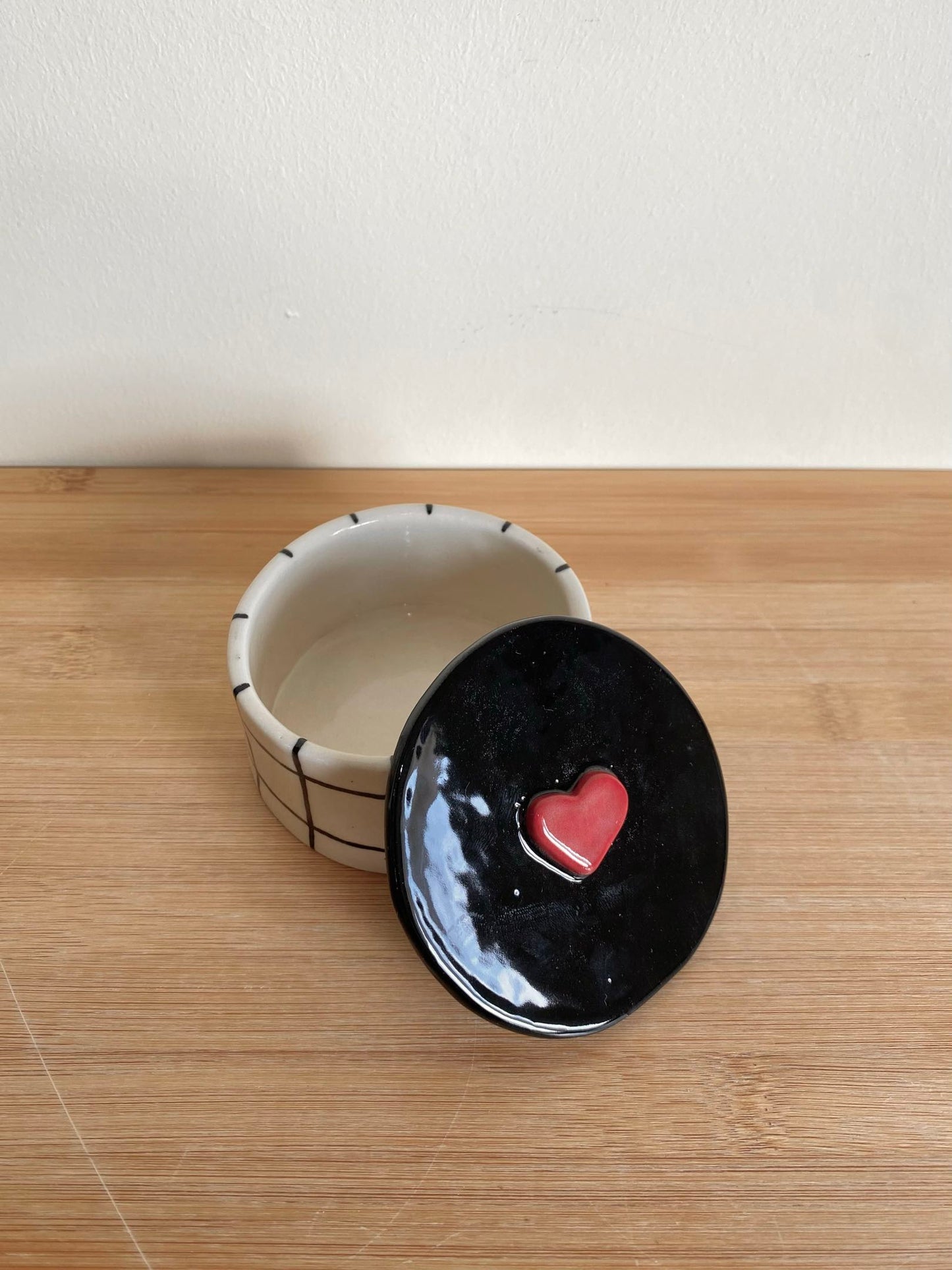 Grid Heart Jar