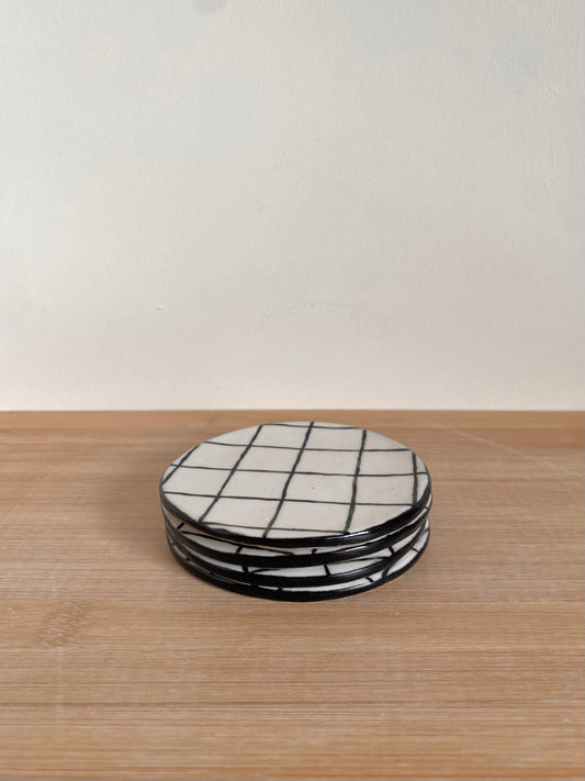Grid Coaster Set