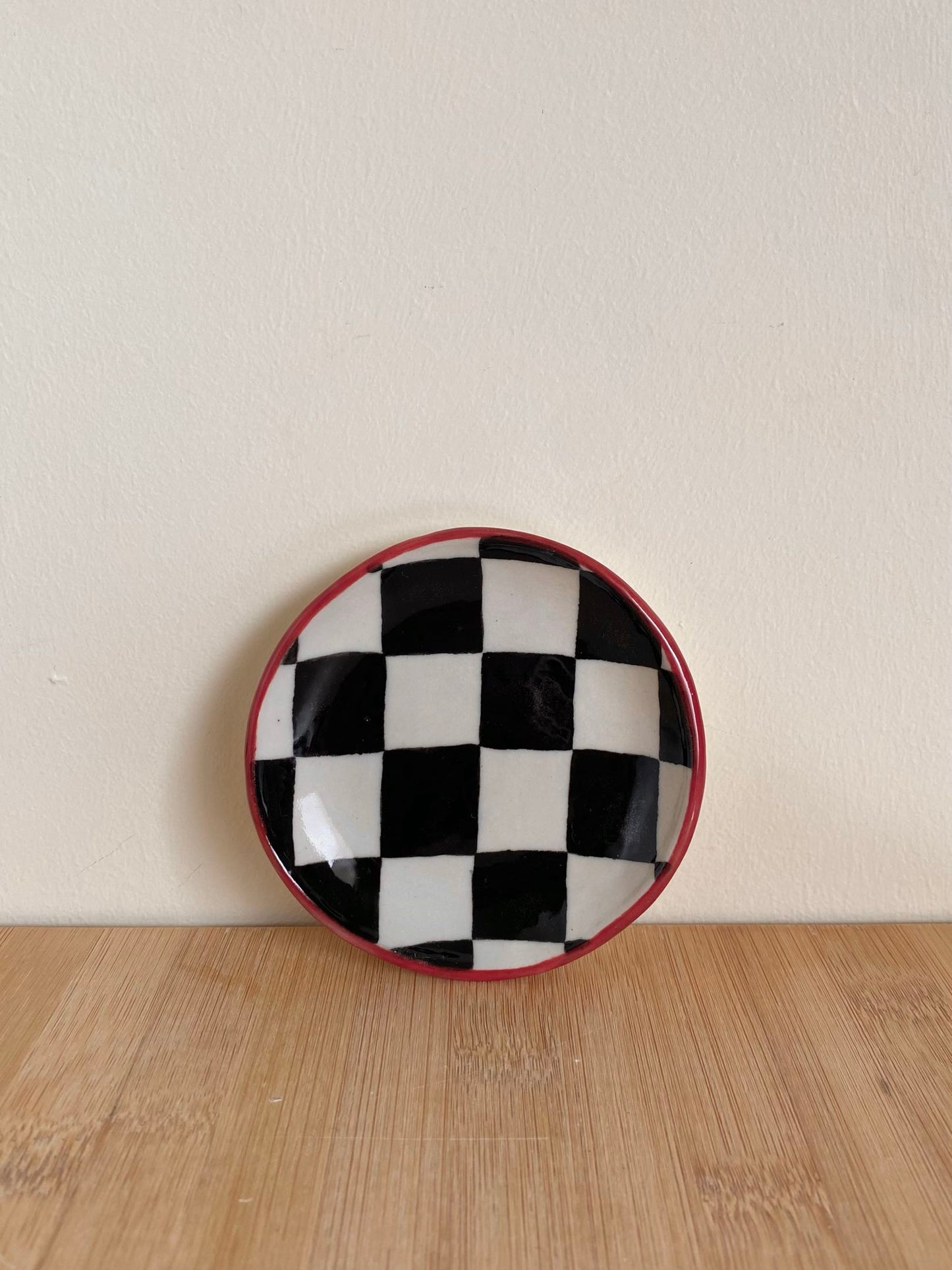 Small Checkered Dish