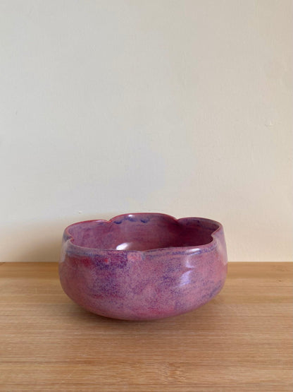 Purple-Pink Flower Bowl 01