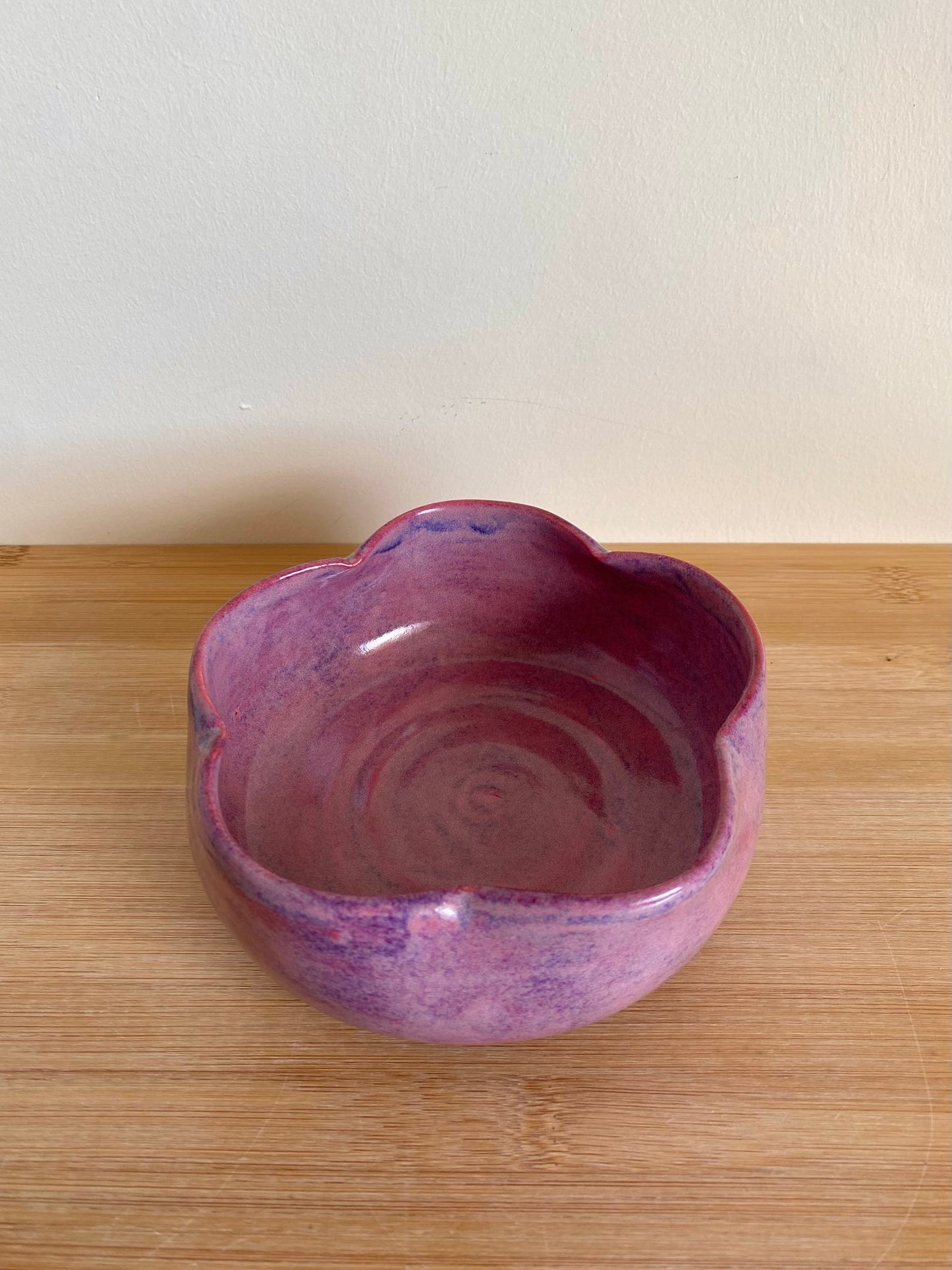 Purple-Pink Flower Bowl 01