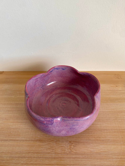 Purple-Pink Flower Bowl 01