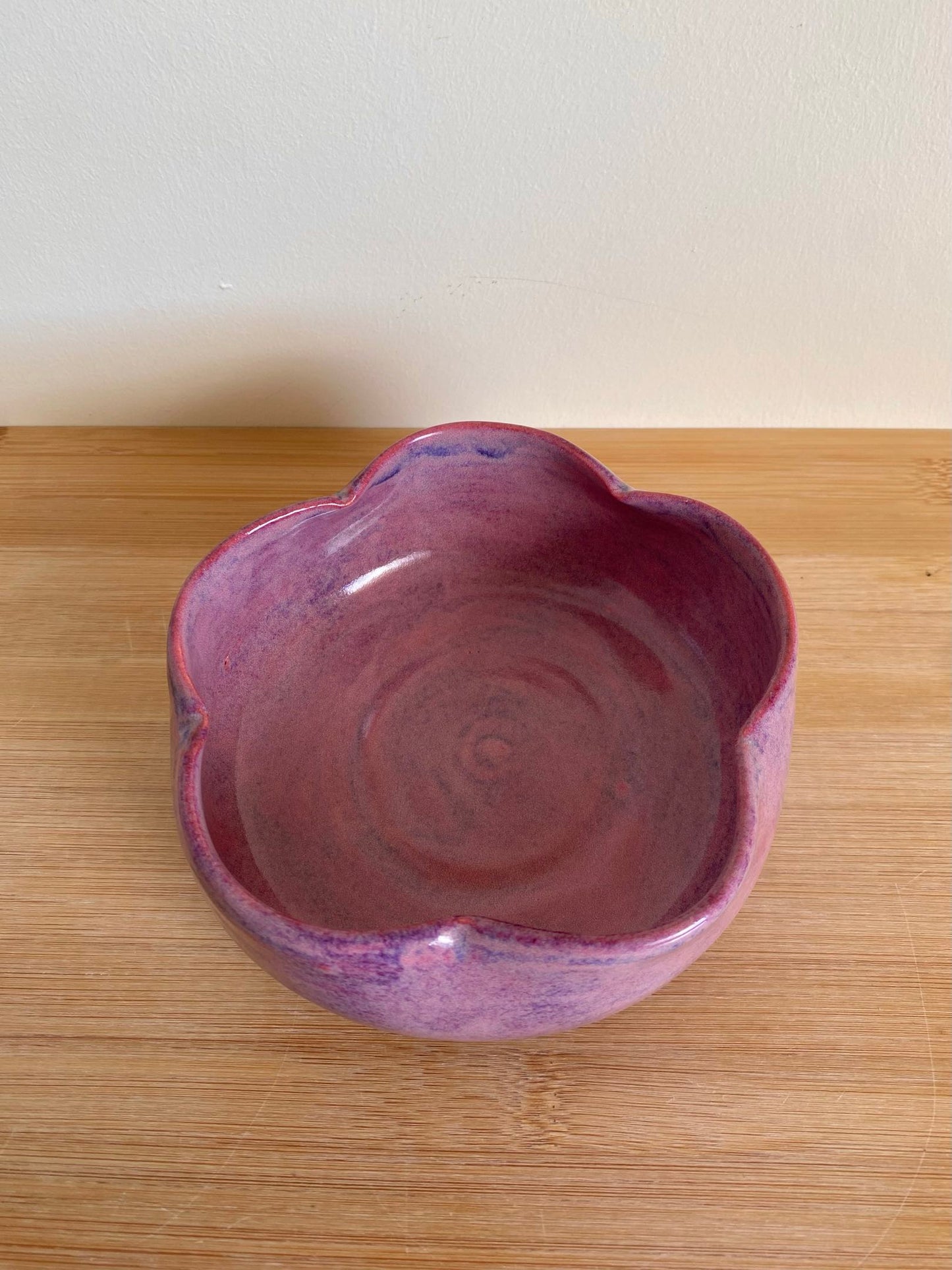 Purple-Pink Flower Bowl 01