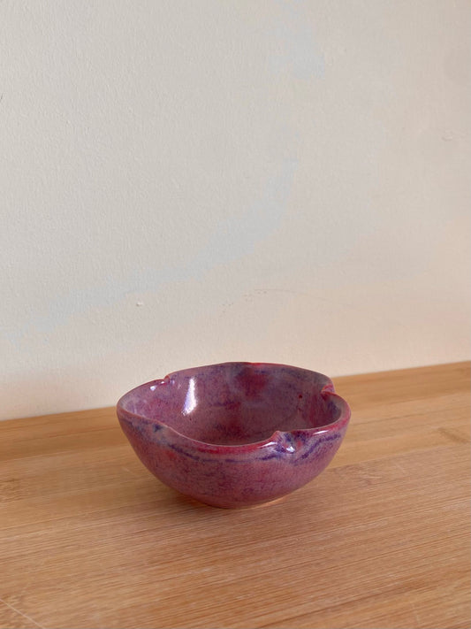 Purple-Pink Flower Bowl 05