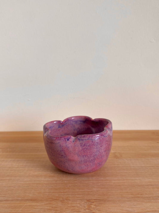 Purple-Pink Flower Bowl 04