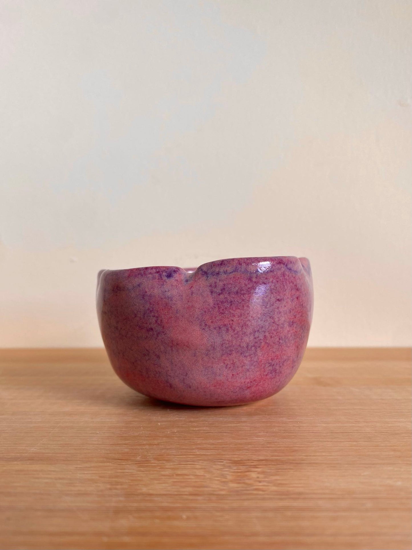 Purple-Pink Flower Bowl 04