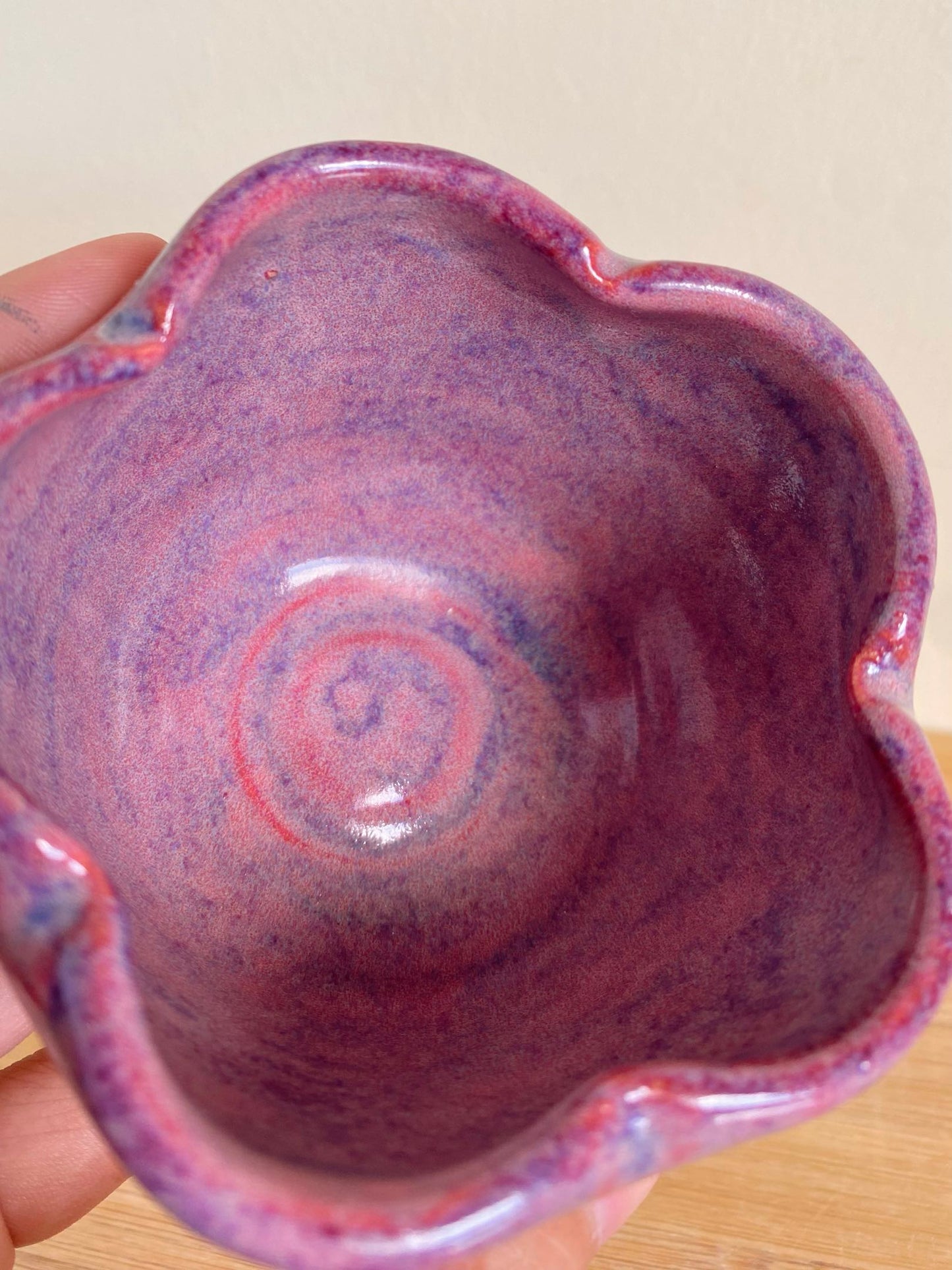 Purple-Pink Flower Bowl 04