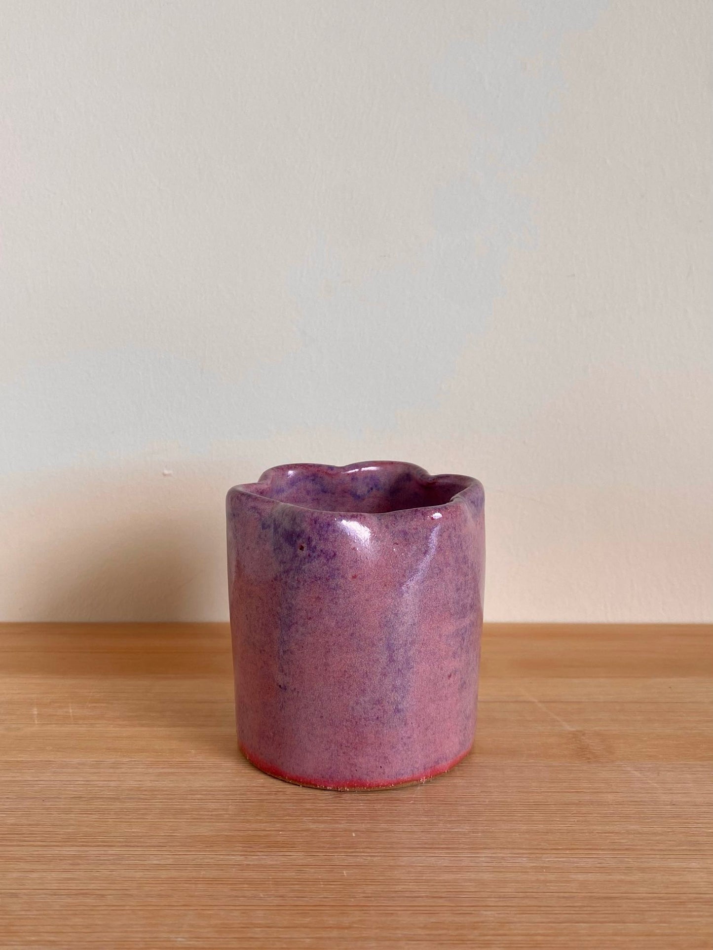 Purple Flower Vessel