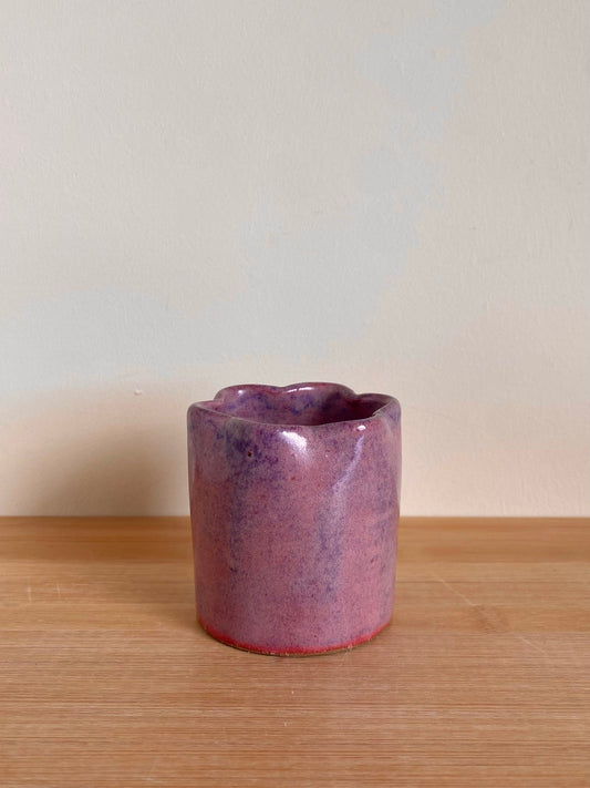 Purple Flower Vessel