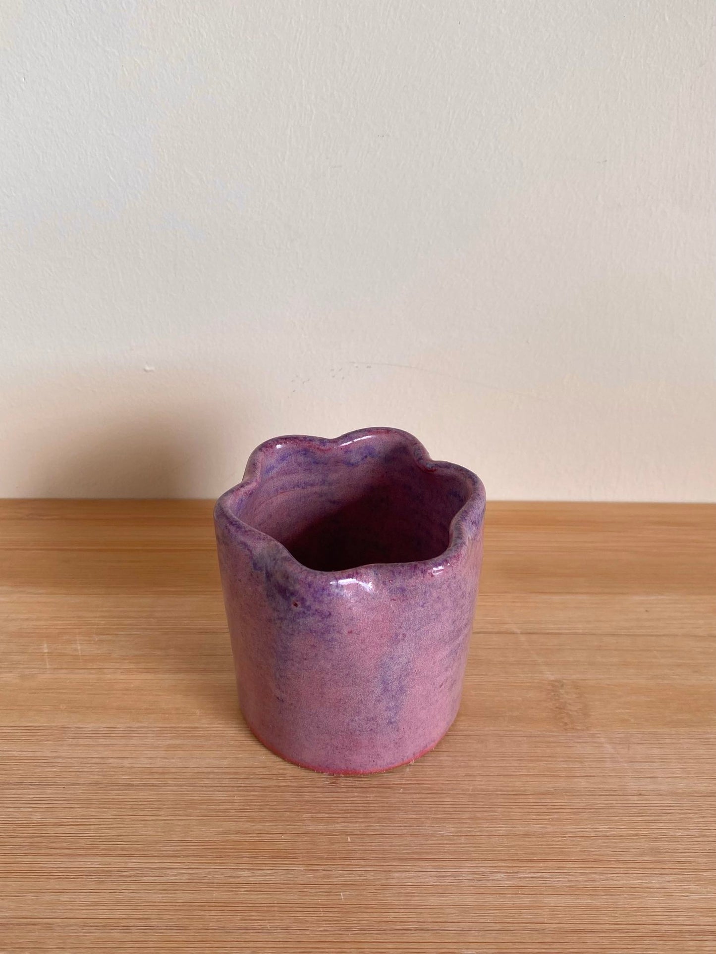 Purple Flower Vessel