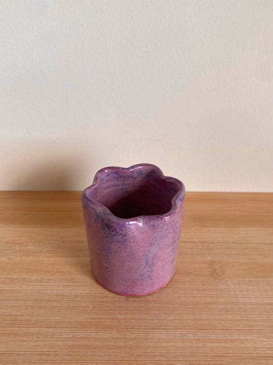 Purple Flower Vessel
