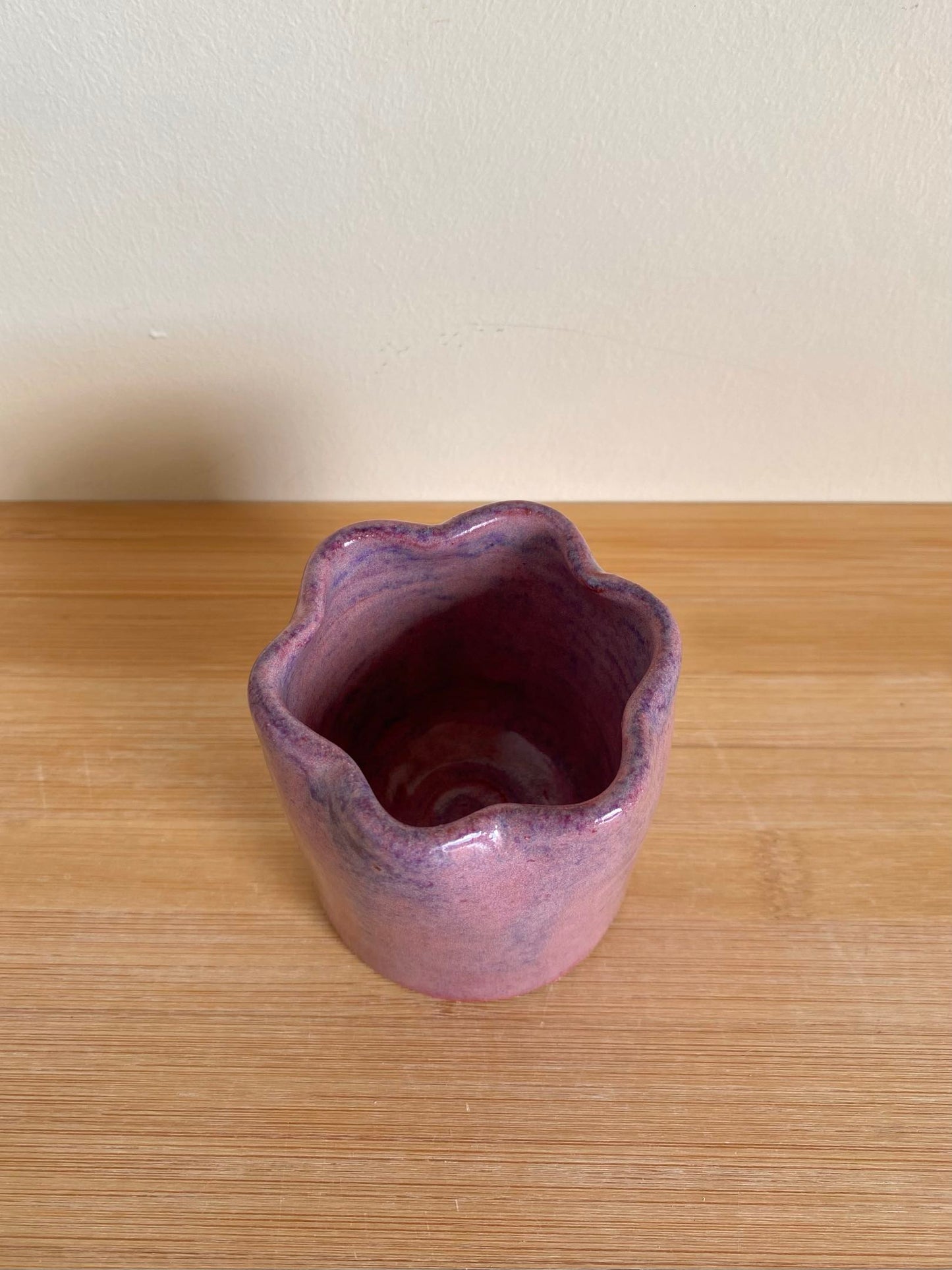 Purple Flower Vessel