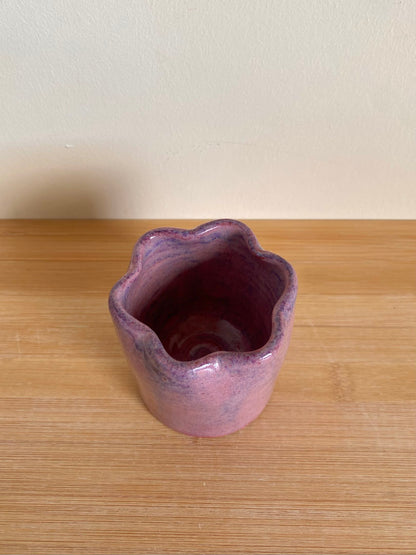 Purple Flower Vessel