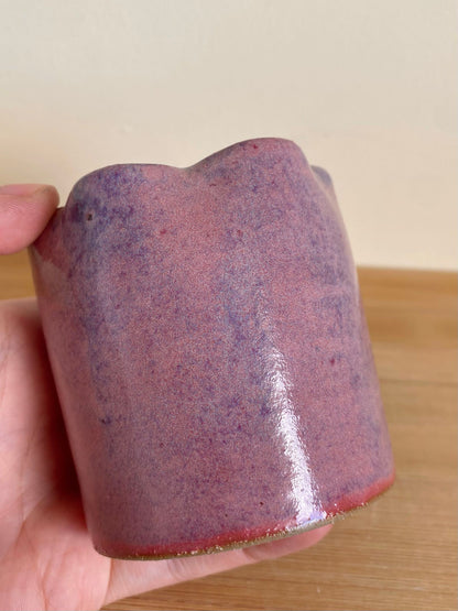 Purple Flower Vessel