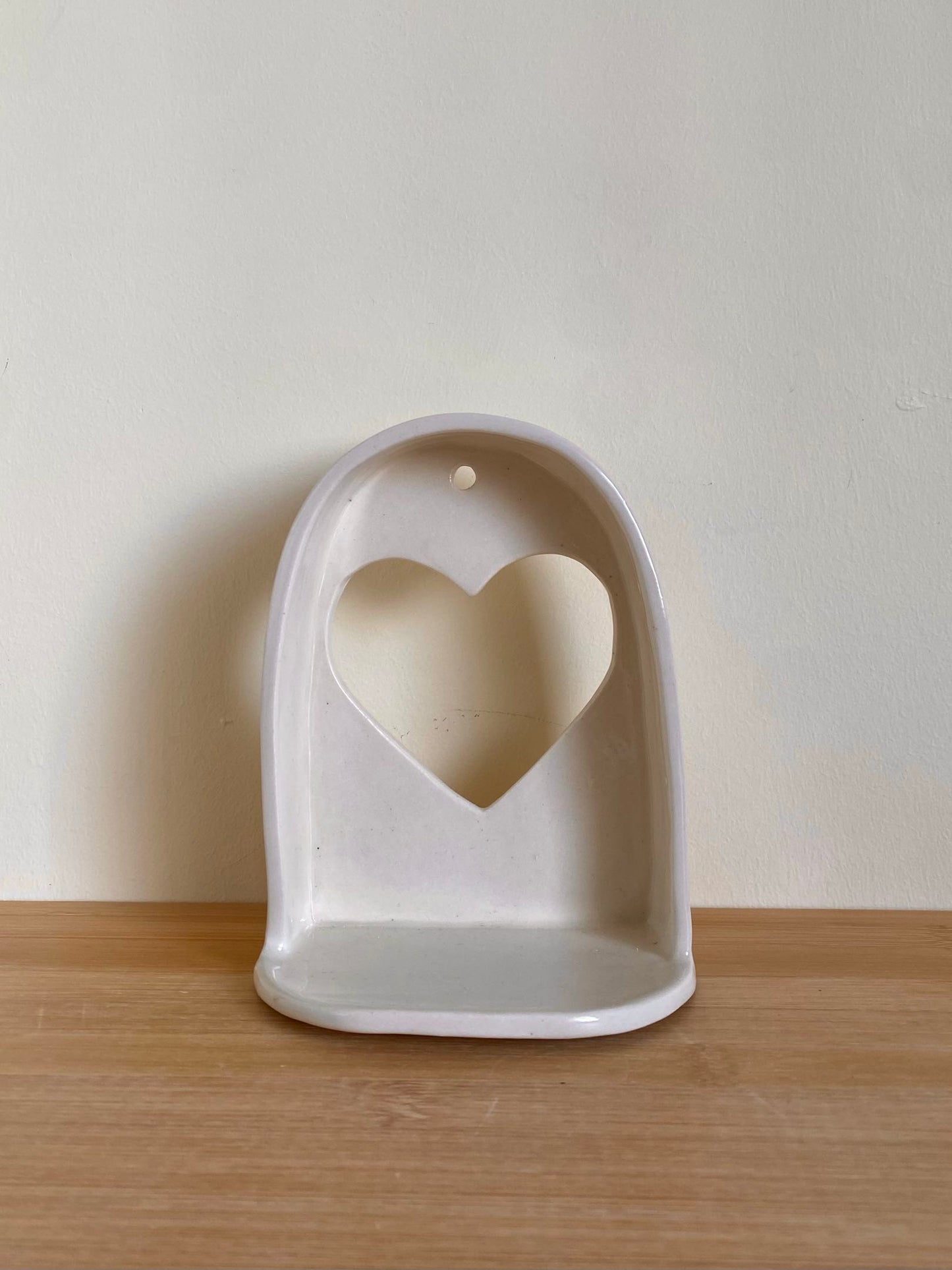 Large Heart Cut-Out Wall Shelf