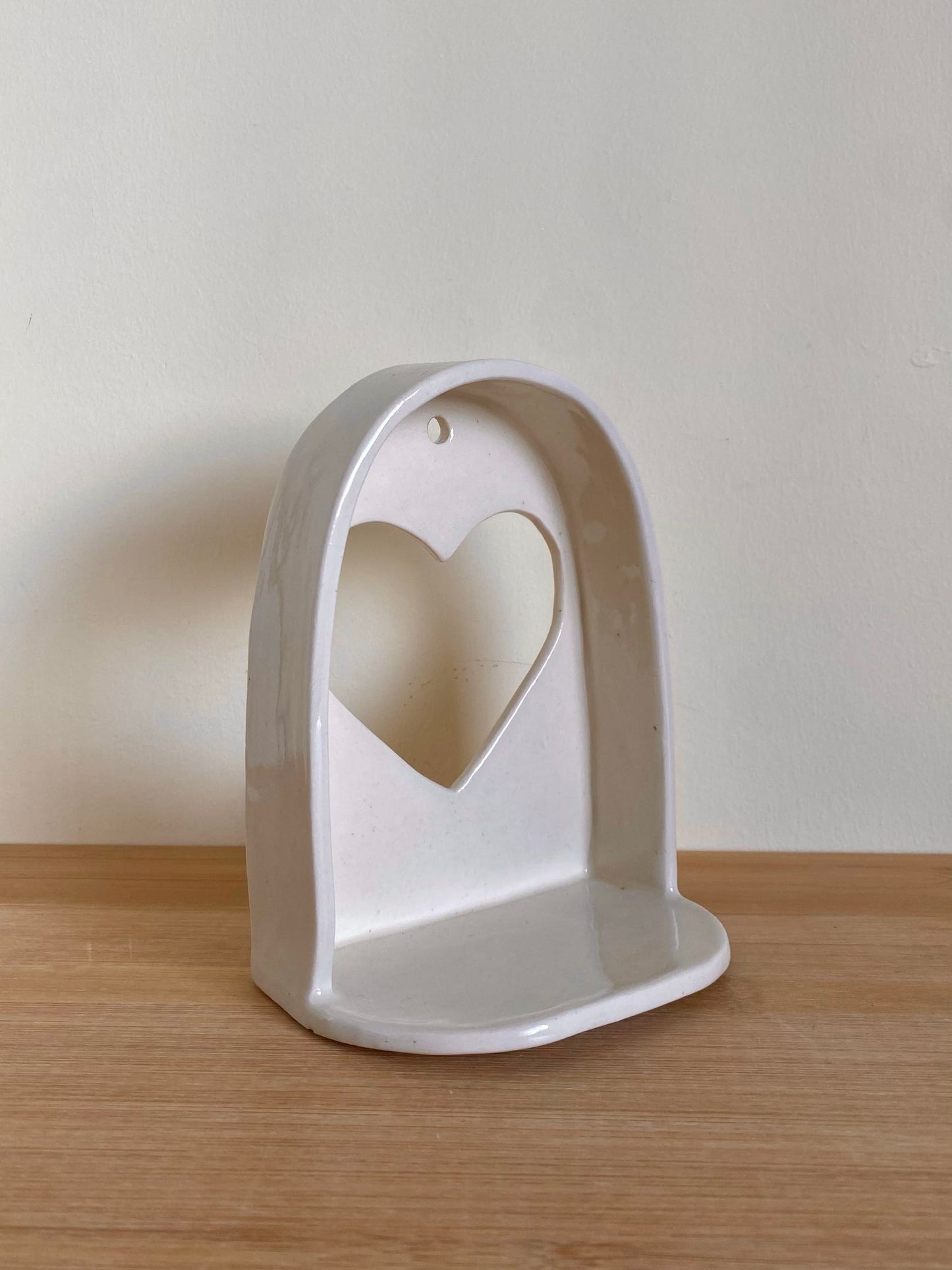 Large Heart Cut-Out Wall Shelf