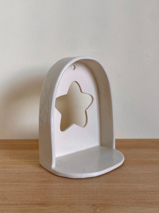 Large Star Cut-Out Wall Shelf