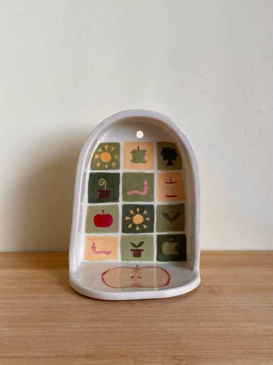 Large Apple Wall Shelf