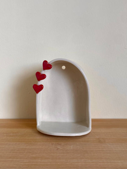 Medium Heart Wall Shelf