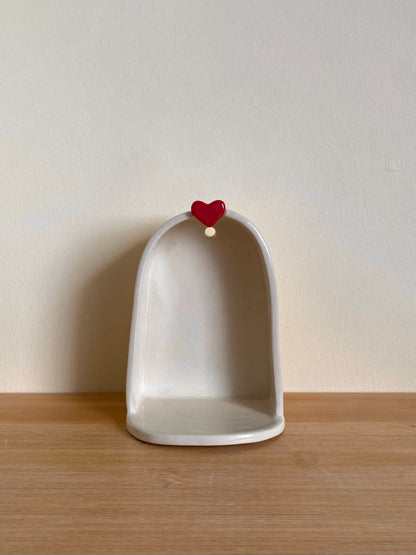 Small Heart Wall Shelf