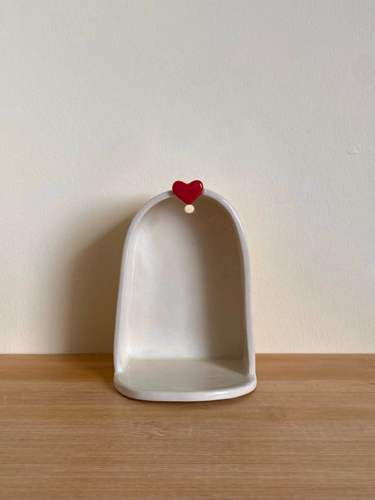 Small Heart Wall Shelf