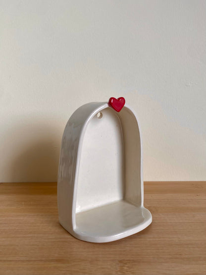 Small Heart Wall Shelf