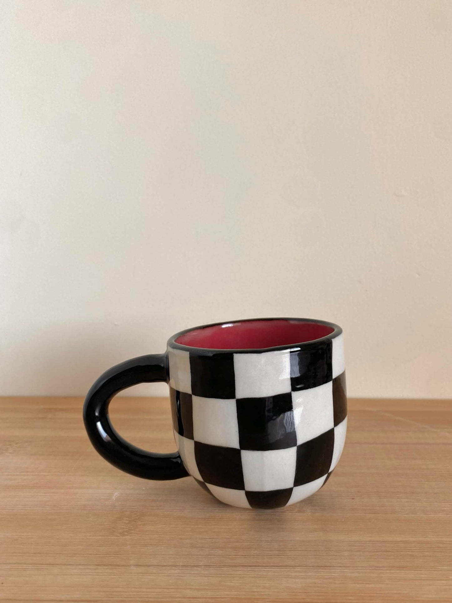 Red Checkered Mug 0.1