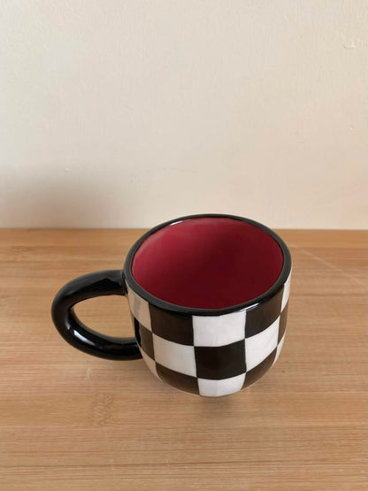 Red Checkered Mug 0.1