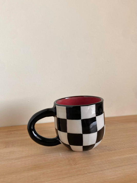Red Checkered Mug 0.1