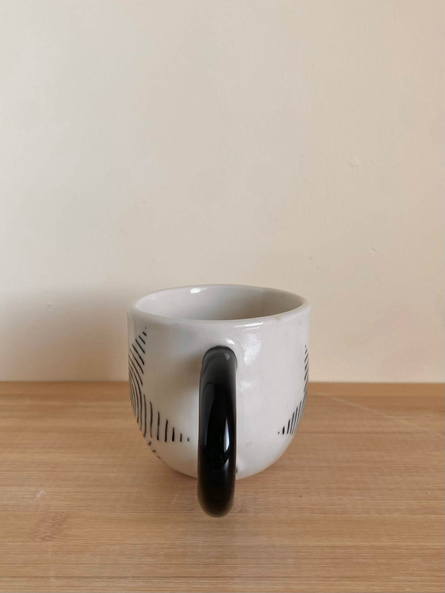 Black Spiral Star Mug