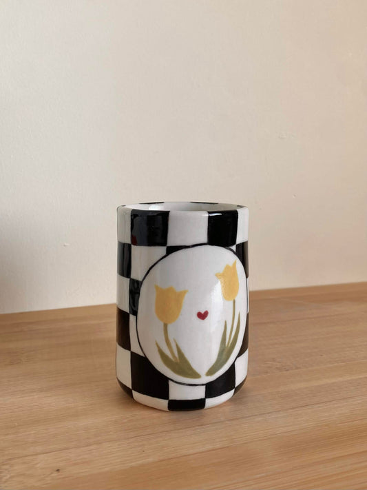 Yellow Tulip Tumbler