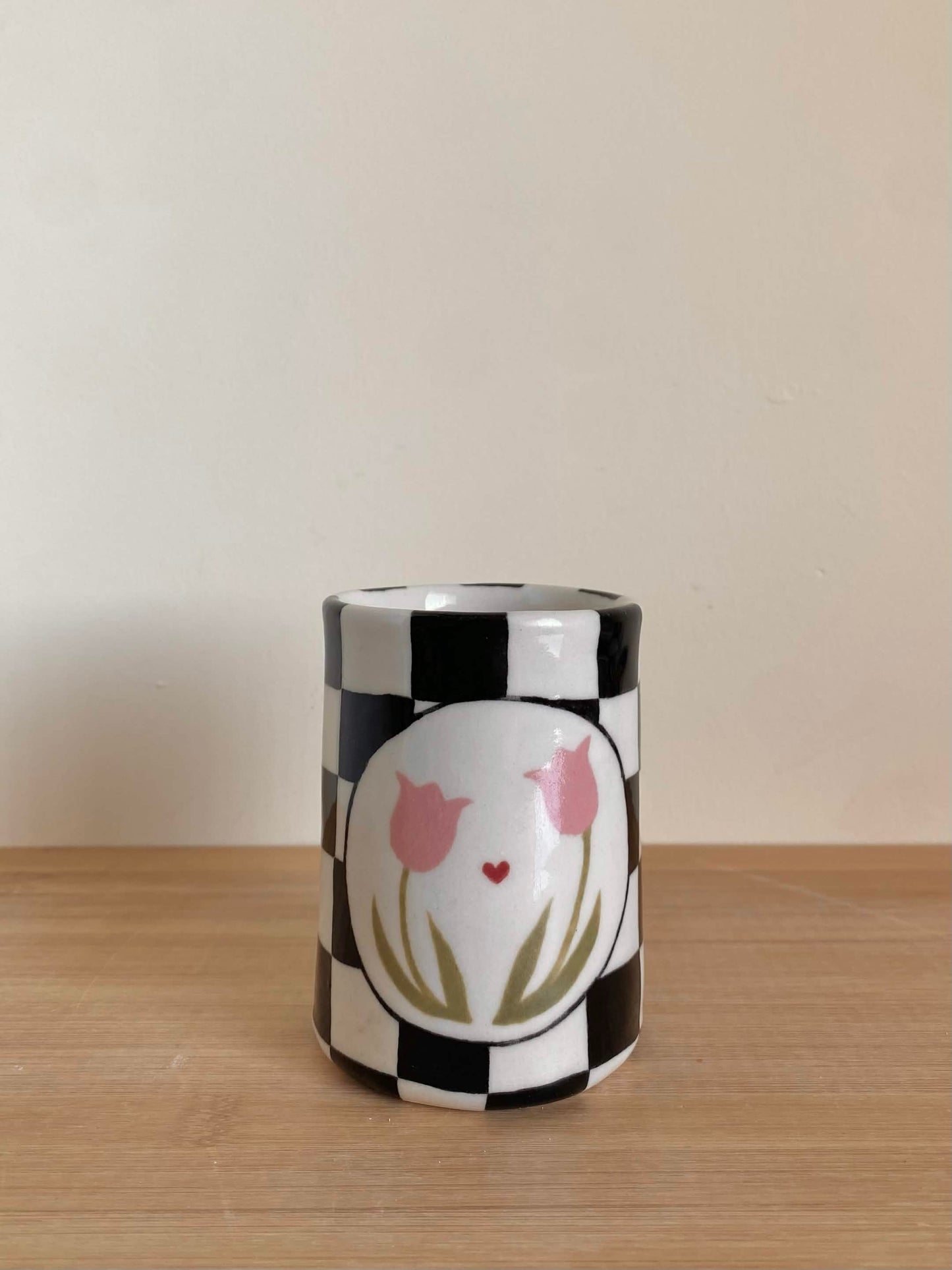 Pink Tulip Tumbler