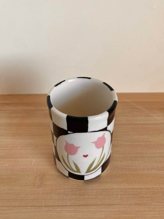 Pink Tulip Tumbler