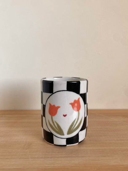 Orange Tulip Tumbler