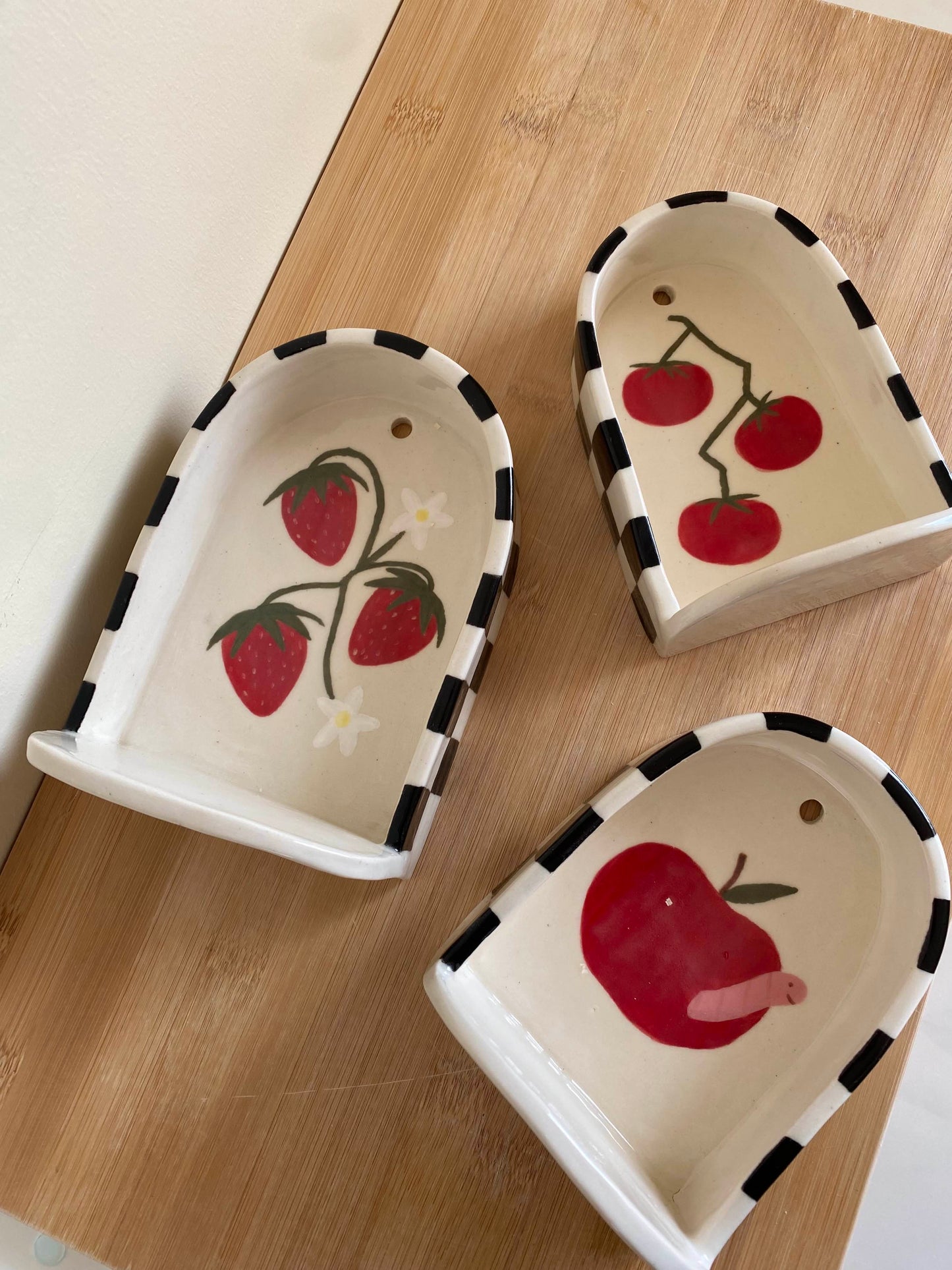 Large Strawberry Wall Shelf