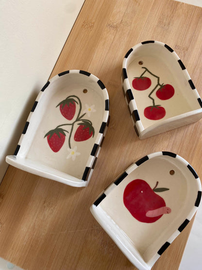 Large Strawberry Wall Shelf